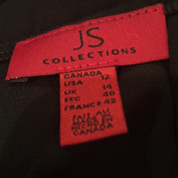 2 piece black /teal green halter/skirt suit made in Canada 🇨🇦 - Picture 4 of 4